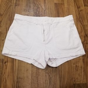 White Shorts Size 18